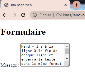 Ajouter Des Zones De Texte Dans Un Formulaire Html Tutoforyou